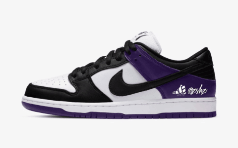 全新Nike SB Dunk Low“恶人紫”配色首度曝光！颜值不输AJ1！ 货号：BQ6817-500