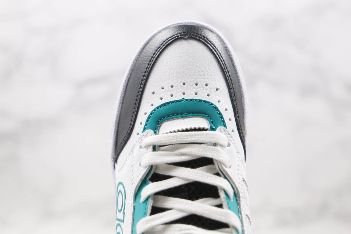 阿迪达斯adidas Drop Step纯原版本高帮复古皮面板鞋白绿色原盒原标 货号:FZ0226