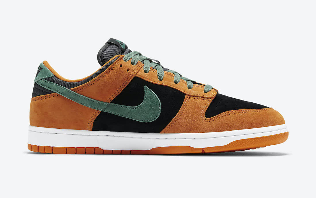 黑橙丑小鸭Nike Dunk Low“Ceramic”官图释出!11月19日发售! 货号:DA1469-001