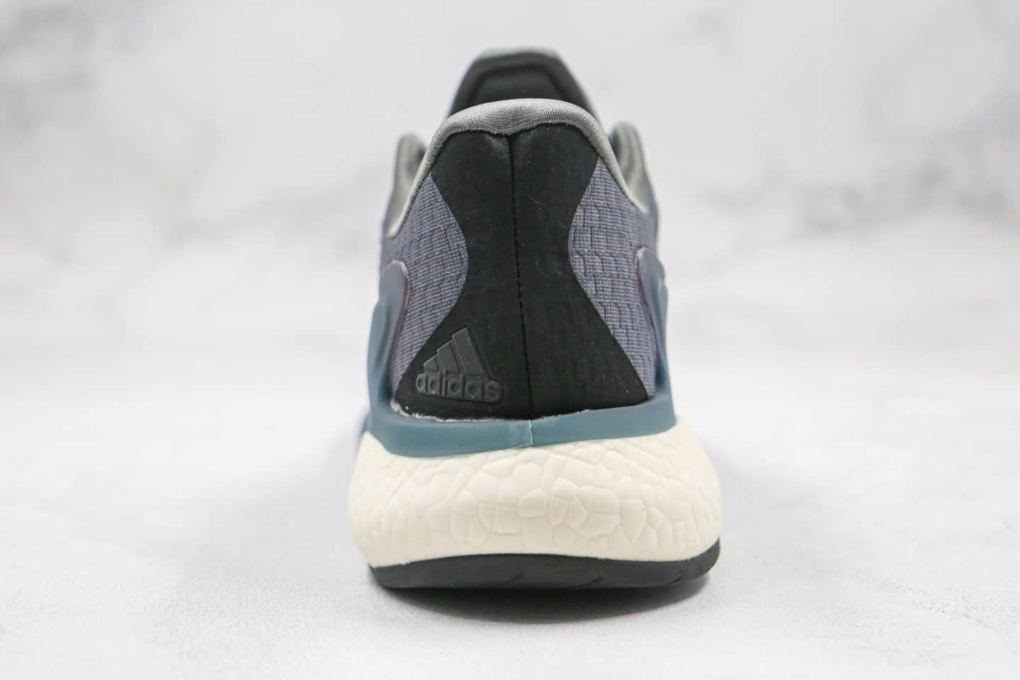 阿迪达斯adidas AlphaBounce FIT纯原版本阿尔法11代跑鞋灰蓝色原盒市售最高版本 货号：CG3812