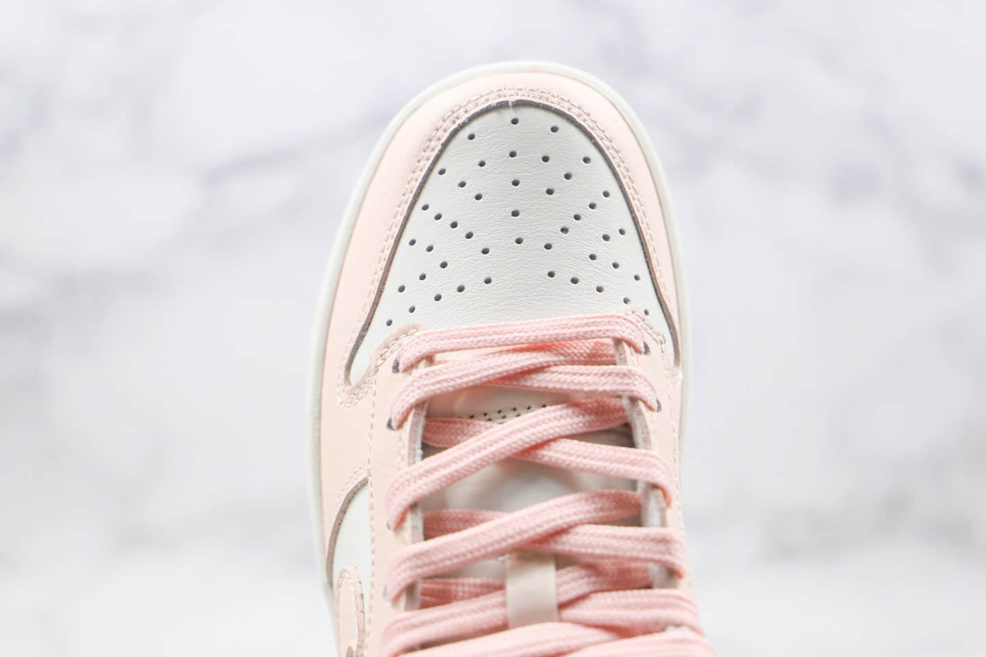 耐克Nike Dunk Low纯原版本低帮Dunk板鞋白粉色原装铝楦数据打造 货号:311369-104