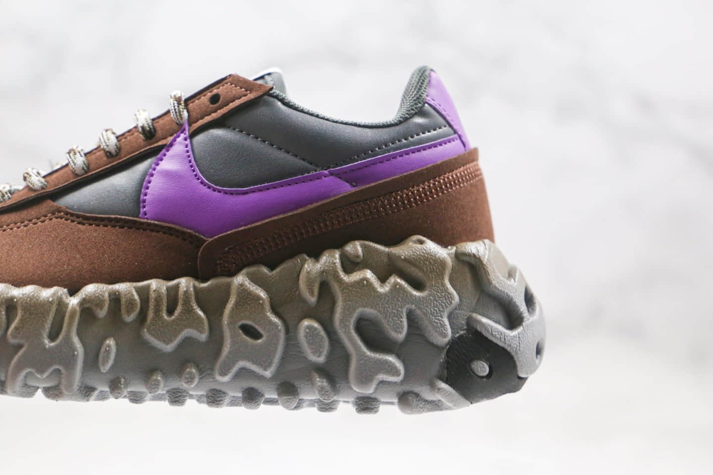 耐克Nike ISPA OverReact纯原版本瑞亚机能ISPA老爹鞋粽紫色原档案数据开发原盒原标 货号:CQ2230-005