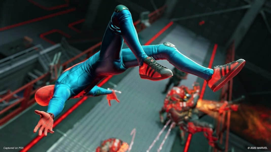 黑蜘蛛侠贝壳头!漫威 x PS x adidas三方联名Superstars即将发售! 货号:GV7128