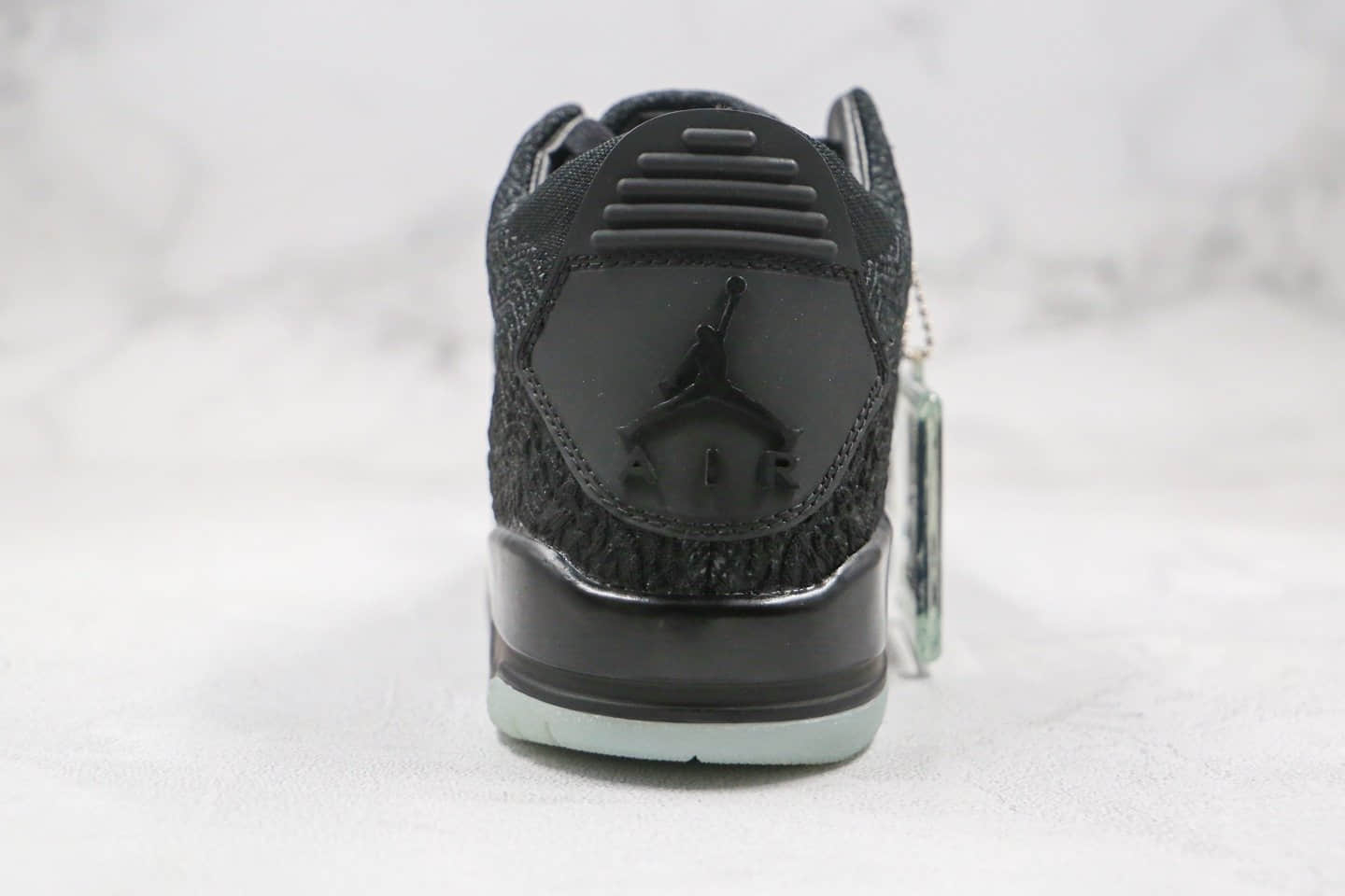 乔丹Air Jordan 3 Flyknit纯原版本夜光编织AJ3黑色篮球鞋原鞋开模一比一打造 货号:AQ1005-001