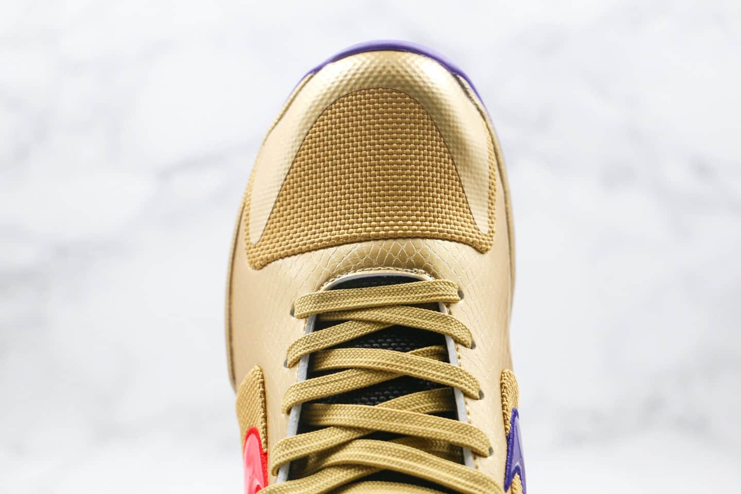 耐克Nike Zoom Kobe V Protro纯原版本科比5代金紫色篮球鞋内置碳板气垫支持实战 货号:DA6809-700
