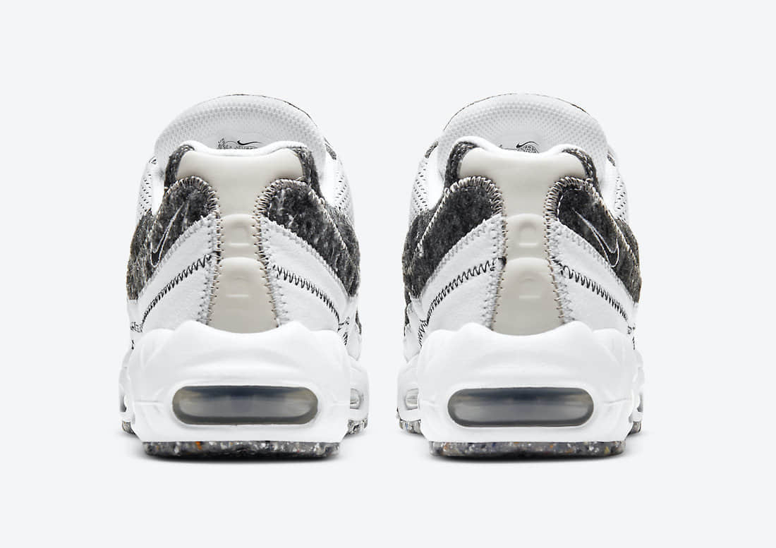黑白奥利奥配色！全新可回收Air Max 95即将登场！ 货号：CV8830-100