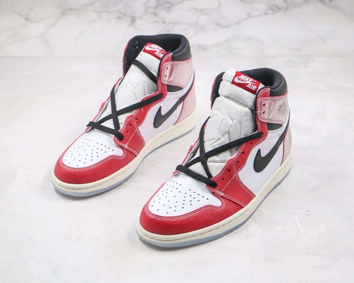 乔丹Air Jordan 1 Chicago纯原版本高帮AJ1芝加哥水晶底红白色原盒原标原档案数据开发 货号：DA2728-100