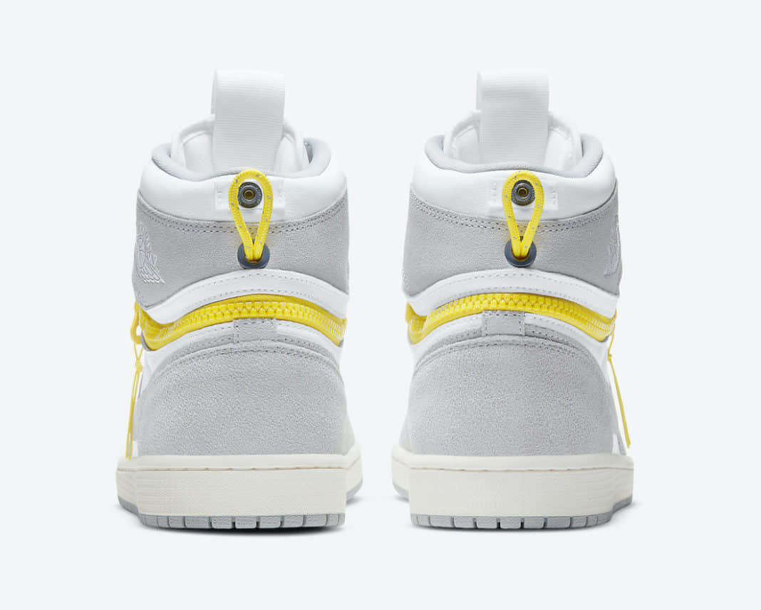 拉链设计可拆卸AJ1！高低帮同时get！ 货号：CW6576-100