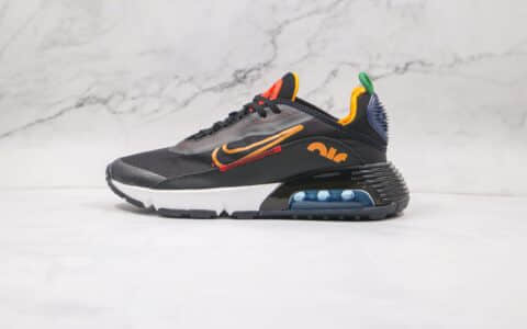 耐克Nike Air Max 2090纯原版本黑橘色max2090气垫鞋原档案数据开发原盒原标 货号：DC1465-001