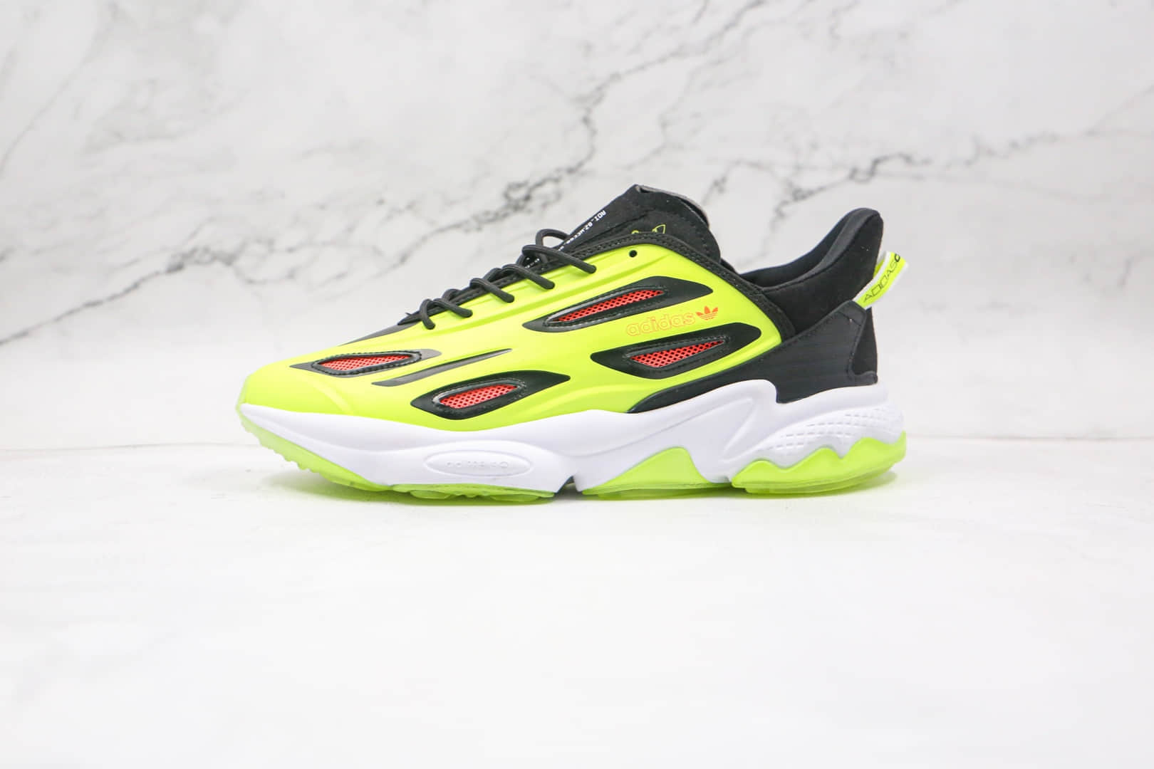阿迪达斯Adidas Ozweego adiPENE纯原版本水管老爹鞋二代荧光绿原档案数据开发 货号：H68622