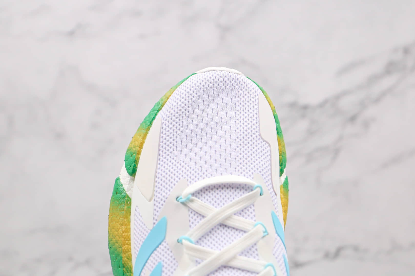 阿迪达斯Adidas X9000L4 Boost纯原版本爆米花跑鞋X9000L4灰白绿色原档案数据开发 货号：FY3230