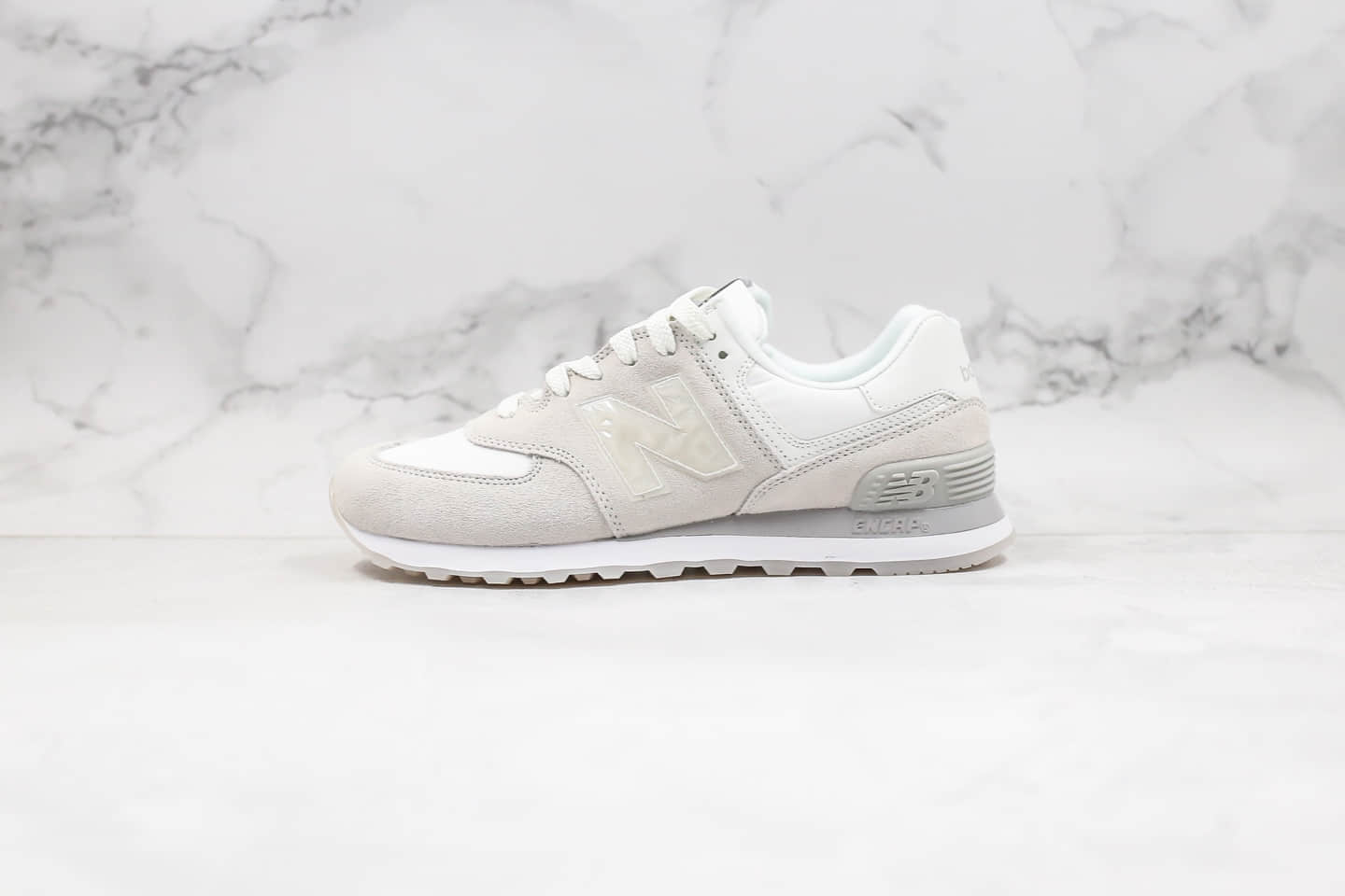 新百伦New Balance 574纯原版本复古慢跑鞋NB570白色原档案数据开发 货号:WL574WNT