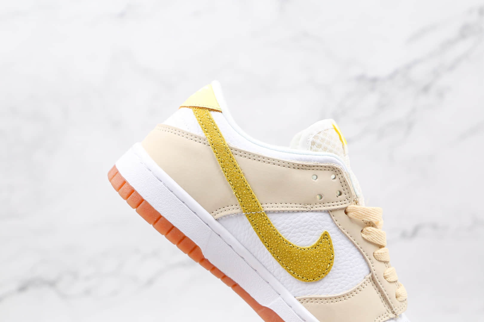 耐克Nike Dunk Low Lemon Drop纯原版本低帮DUNK柠檬米白黄板鞋原楦头纸板打造 货号:DJ6902-700