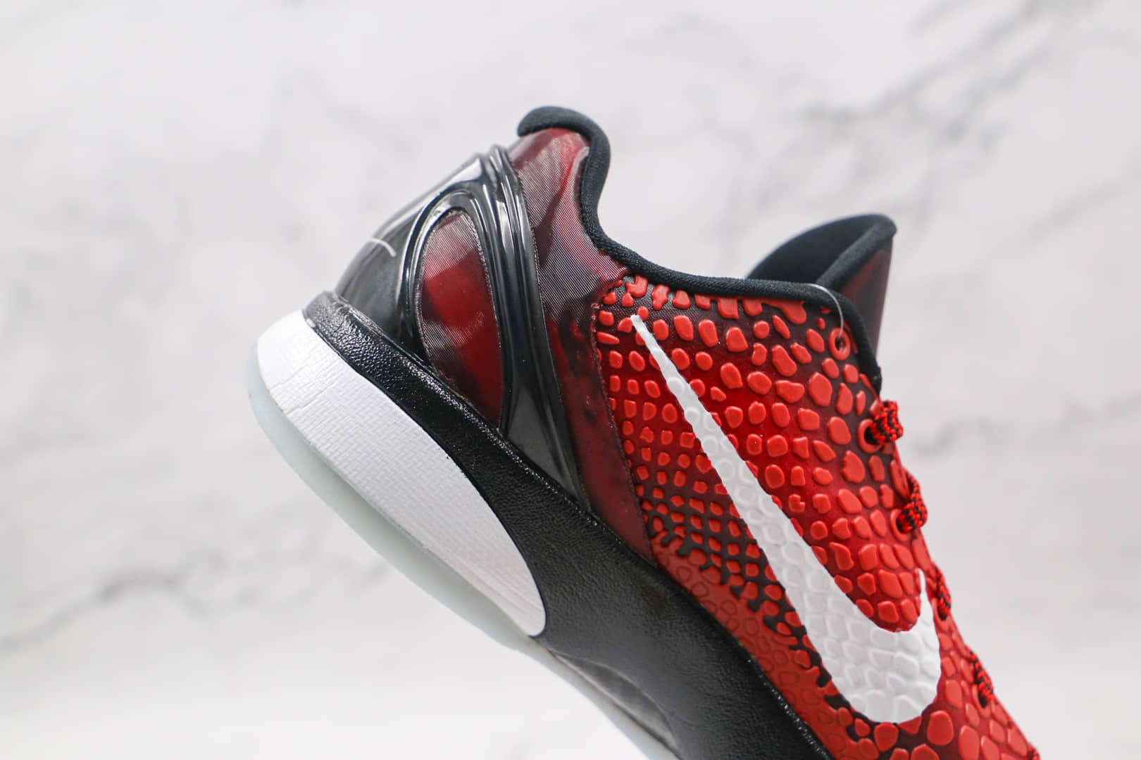 耐克Nike Zoom Kobe VI灭世纯原版本科比6代全明星黑红色篮球鞋内置气垫碳板支持实战 货号:448693-600