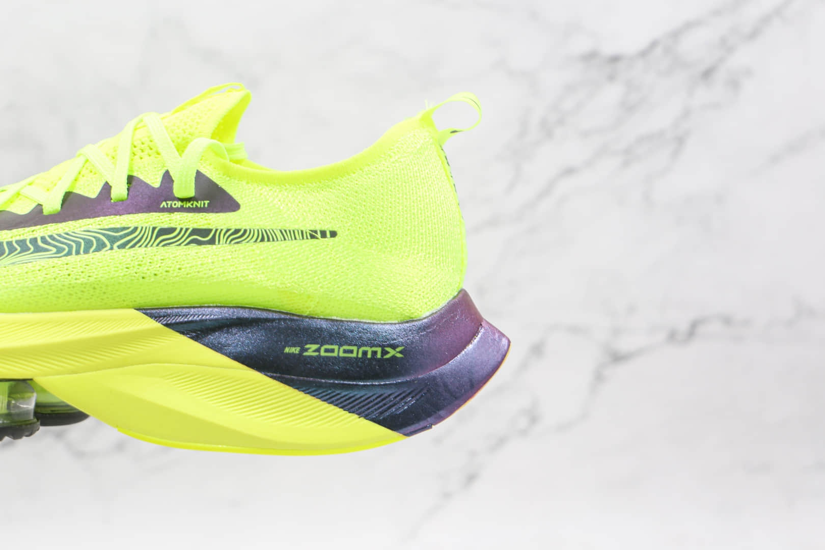 耐克Nike Air Zoom Alphafly NEXT%纯原版本马拉松3M荧光绿气垫慢跑鞋原档案数据开发 货号：DC5238-702