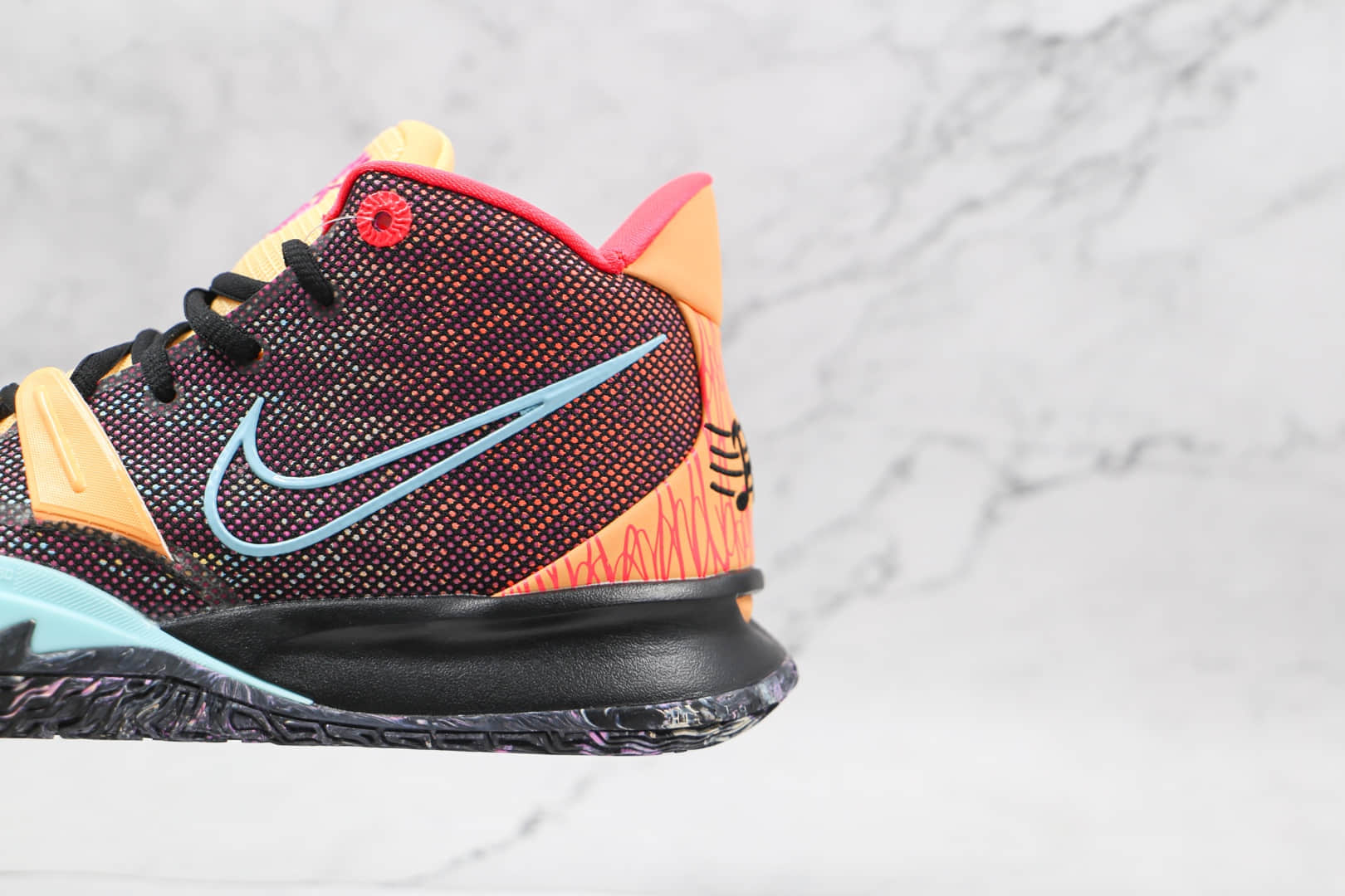 耐克Nike Kyrie 7 RAYGUNS纯原版本欧文7代外星人联名款实战篮球鞋内置气垫支持实战 货号:DC0589-002