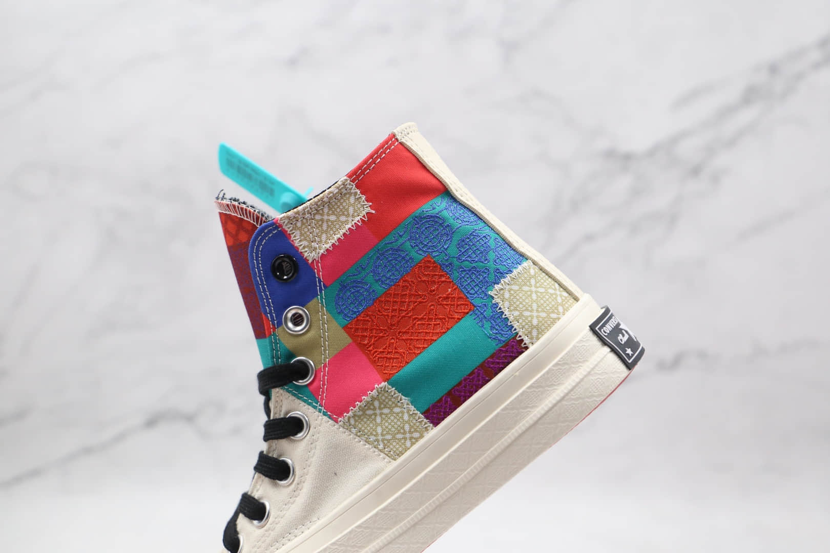 匡威Converse Chuck 70公司级版本高帮百家衣配色硫化帆布板鞋原档案数据开发