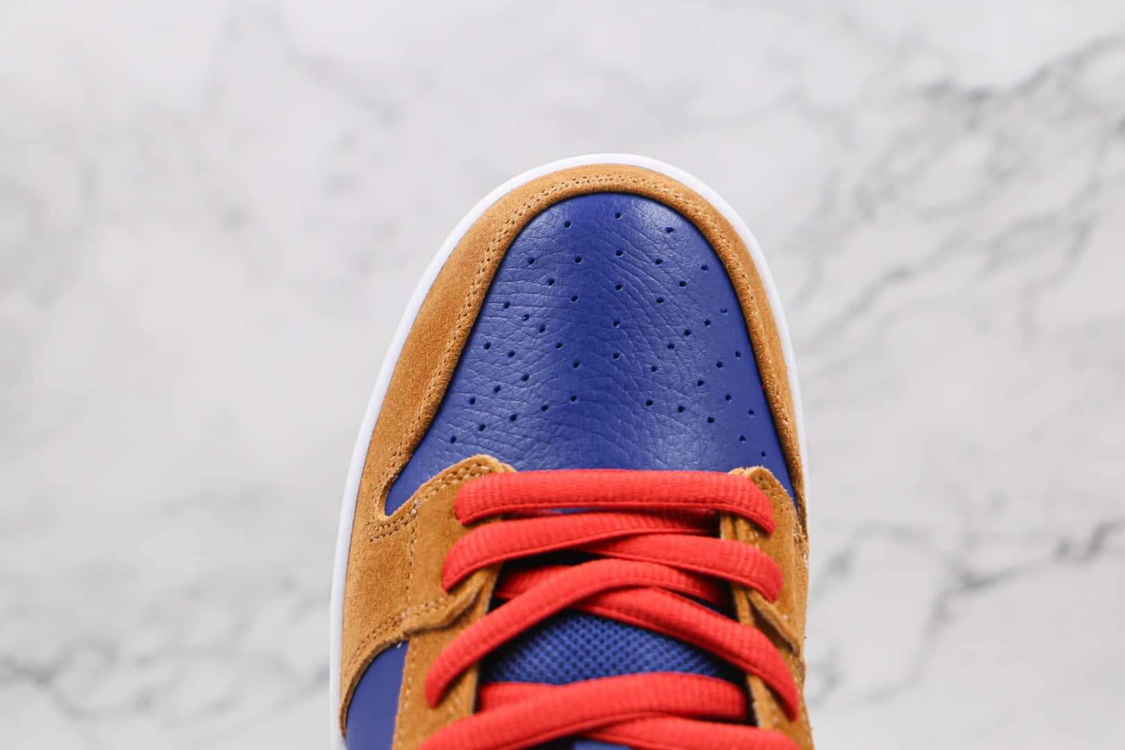 耐克NIKE SB DUNK HI DECON纯原版本低帮SB DUNK黄蓝红拼色板鞋内置气垫 货号：BQ6817-700