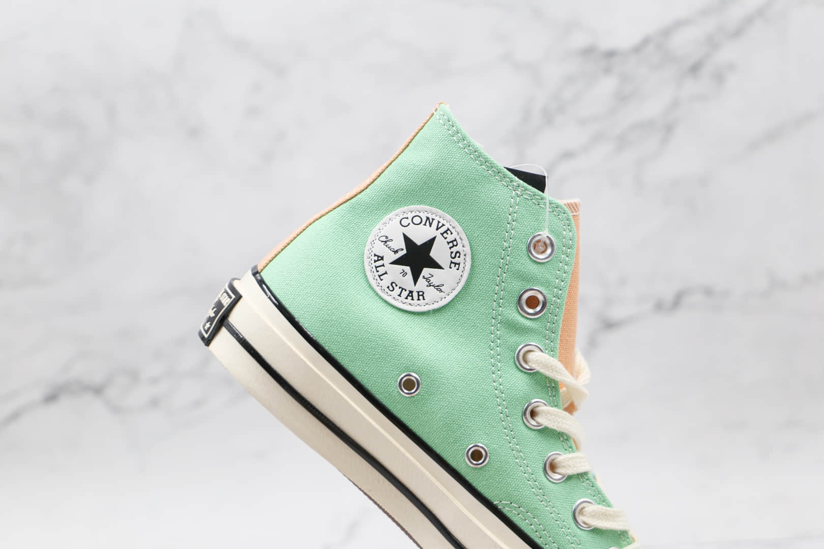匡威Converse Chuck 70s公司级版本高帮1970S夏日冰淇淋绿蓝粉撞色硫化板鞋原楦头纸板打造 货号：171124C