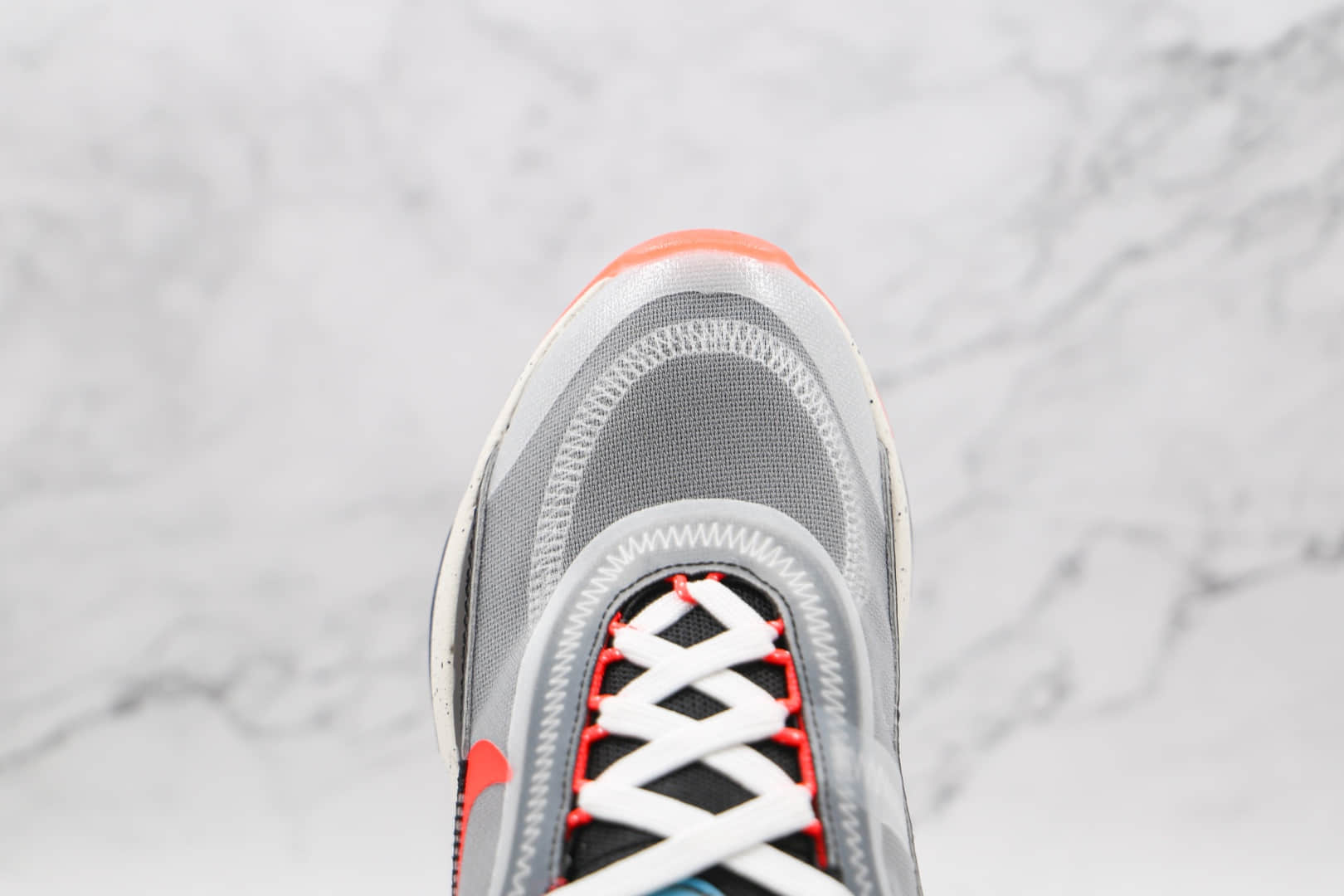 耐克Nike Air Max 90纯原版本网面彩虹Max2090波点灰黑粉色气垫鞋原楦头纸板打造 货号：DD8497-160