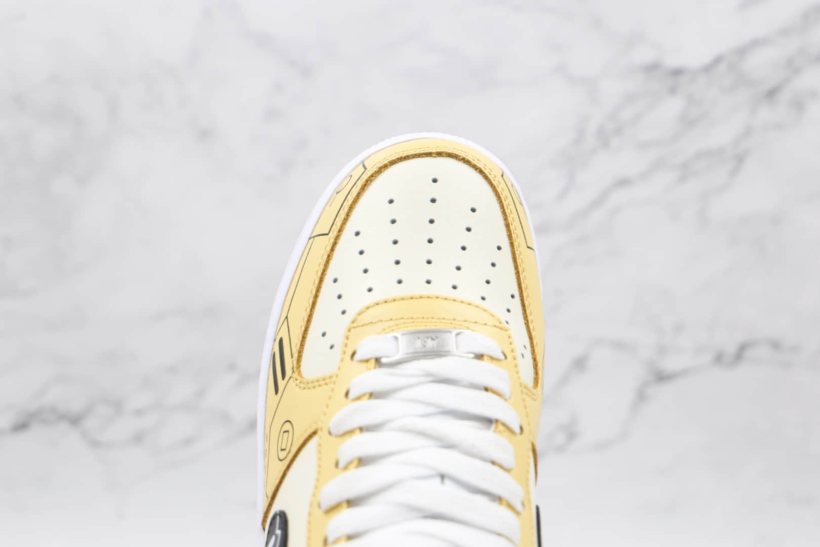 耐克Nike Air Force 1 Low 07纯原版本低帮空军一号电玩柠檬黄板鞋原楦头纸板打造 货号：CW2288-113