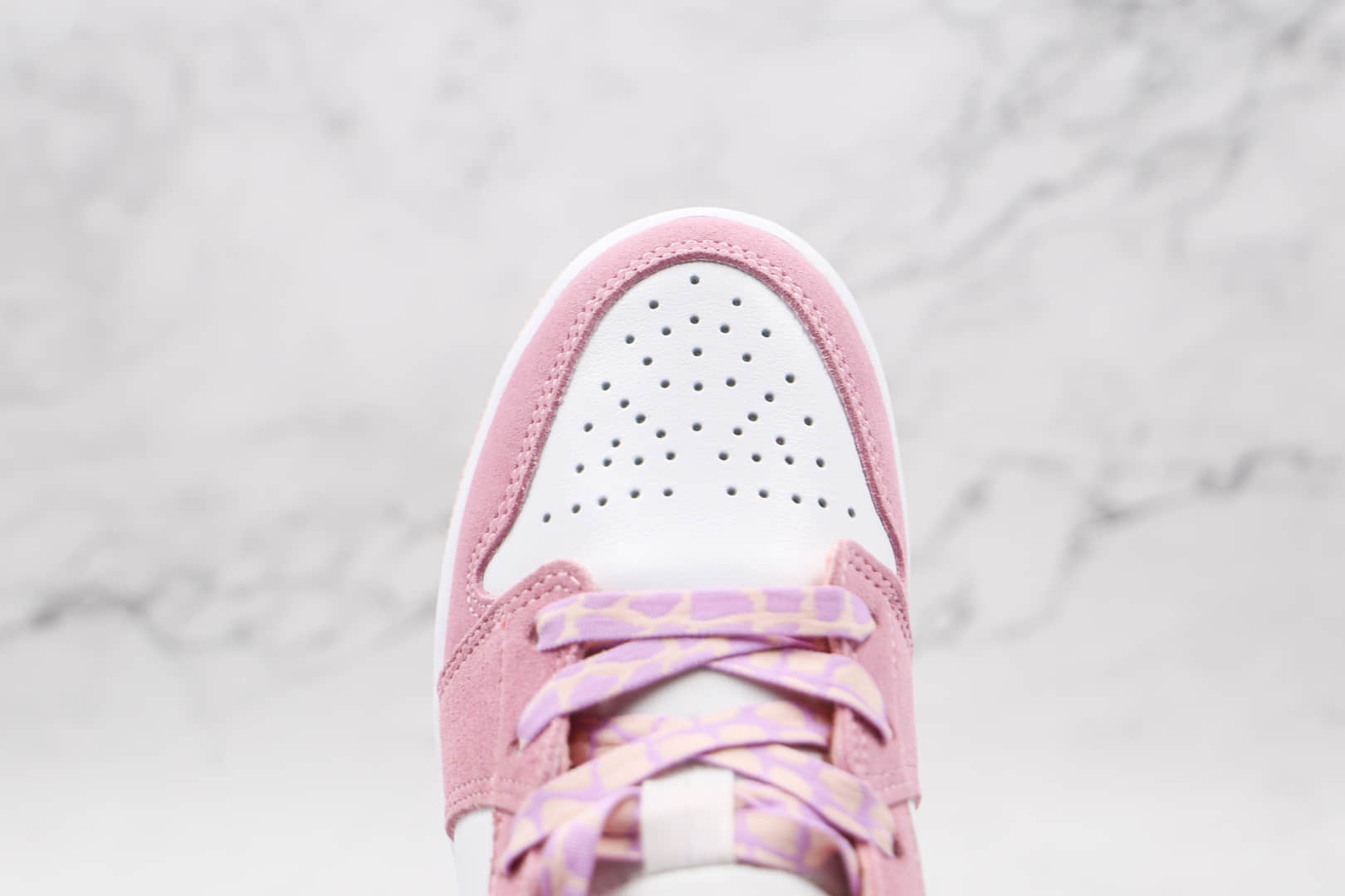 乔丹Air Jordan aj1 mid SE GS纯原版本中帮AJ1扎染粉板鞋原鞋开模一比一打造 货号:DC9517-600