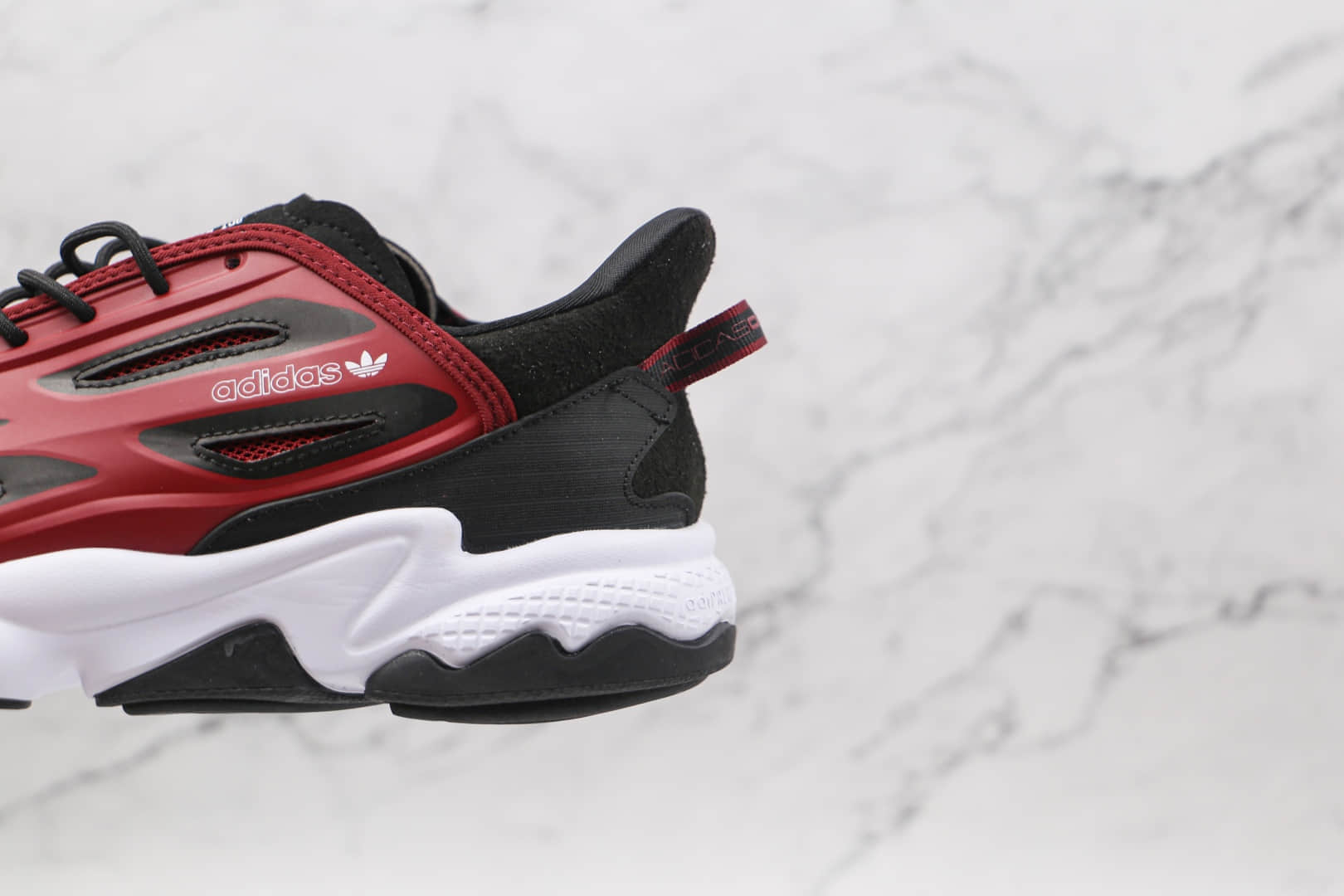 阿迪达斯Adidas original Ozweego Celox纯原版本水管二代皮面酒红色老爹鞋原楦头纸板打造 货号:G57961