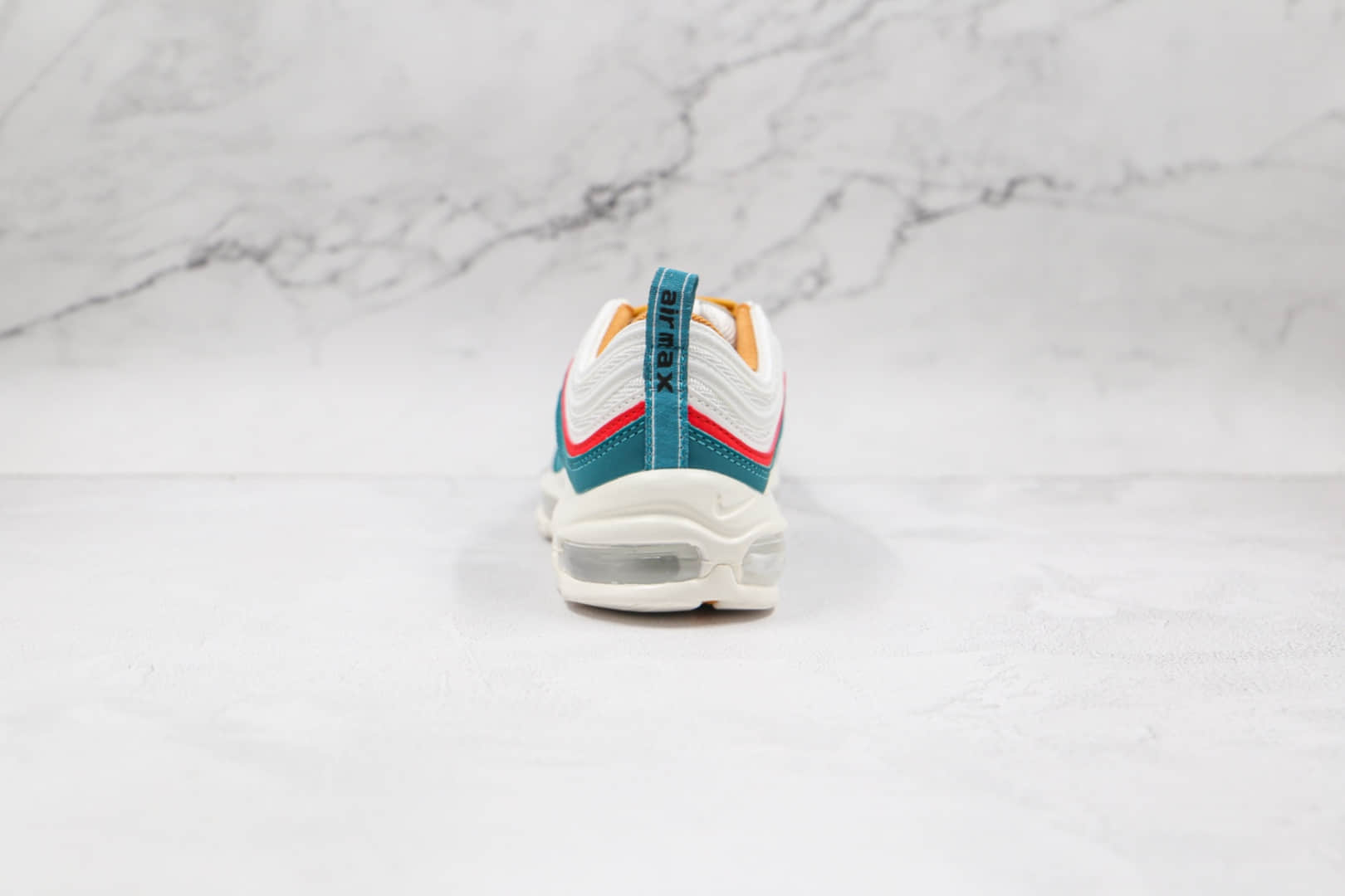 耐克Nike Air Max 97 OG纯原版本白红绿3M反光Max97子弹头气垫鞋内置原厂气垫 货号：DC3494-995