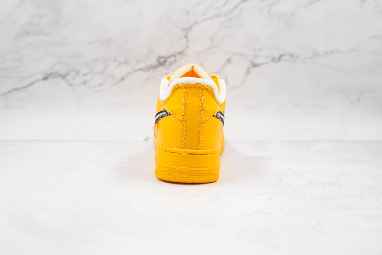 耐克Off White x Nike Air Force 1 Low “University Gold”公司级版本OW联名AF1低帮空军一号詹姆斯同款大学金原鞋开模 货号：DD1876-700