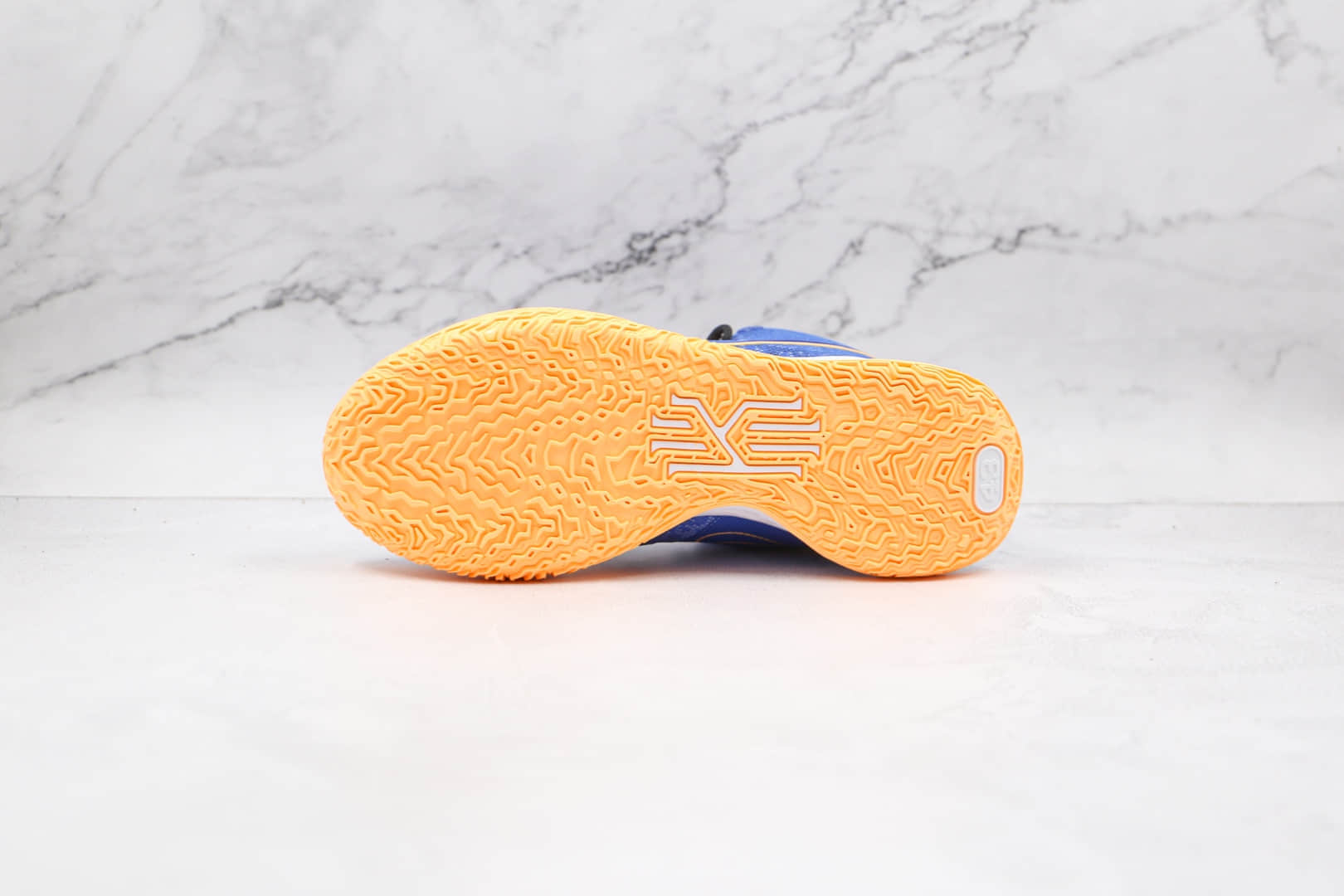 耐克Nike Kyrie 7 Sisterhood欧文7代蓝橙色实战篮球鞋原楦头纸板打造 货号：CQ9327-400