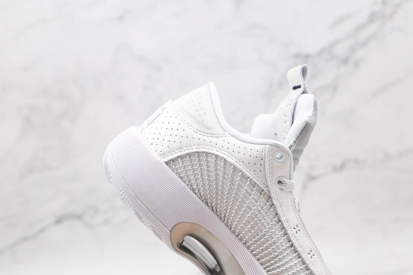 乔丹AIR JORDAN XXXV LOW PF纯原版本银白色AJ35篮球鞋内置Zoom气垫支持实战 货号:CW2459-100