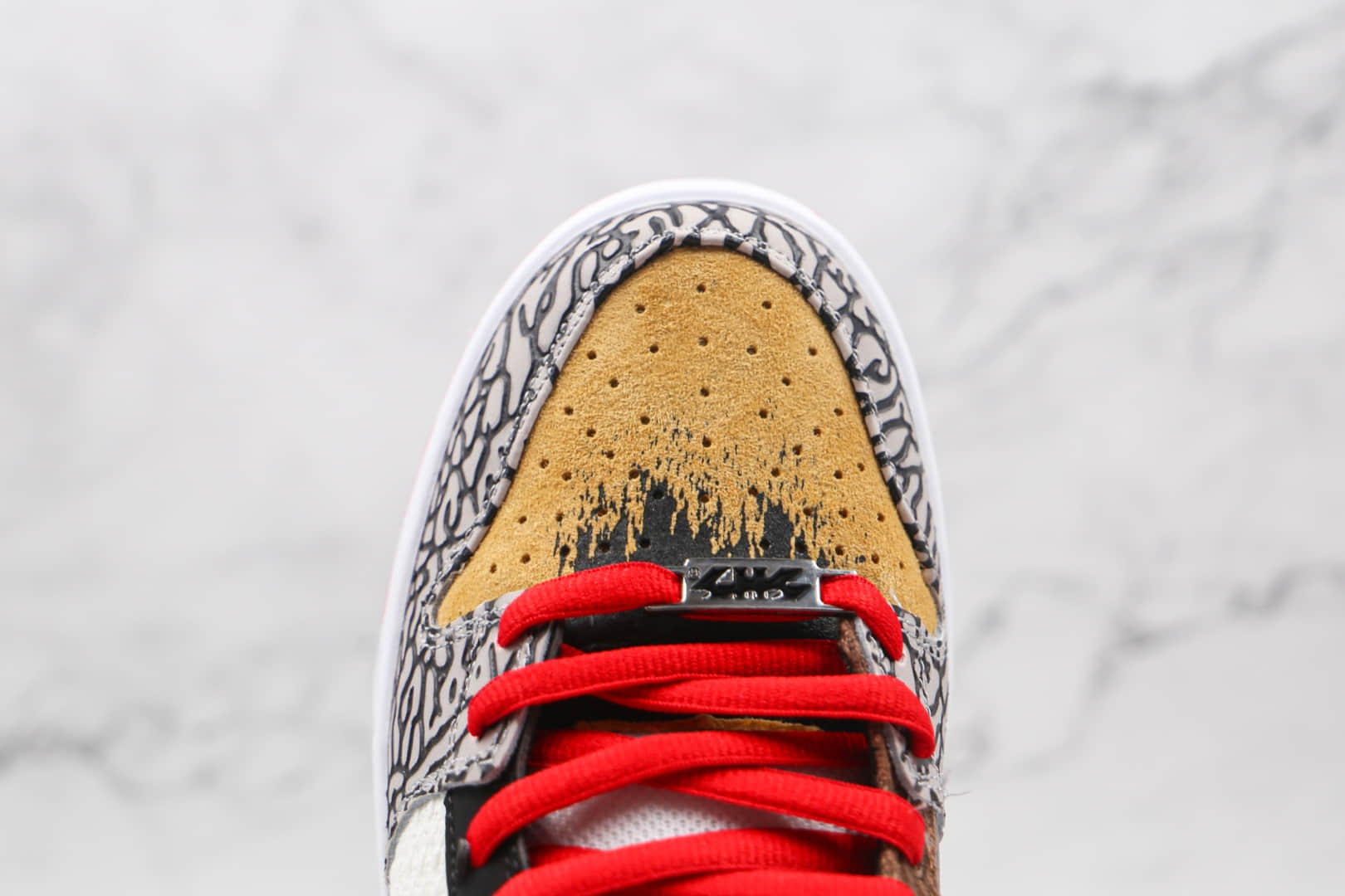 耐克Nike SB Dunk Low What The P-Rod纯原版本低帮SB DUNK保罗·罗德里格斯联名彩色拼接不对称鸳鸯板鞋原盒原标 货号:CZ2239-600