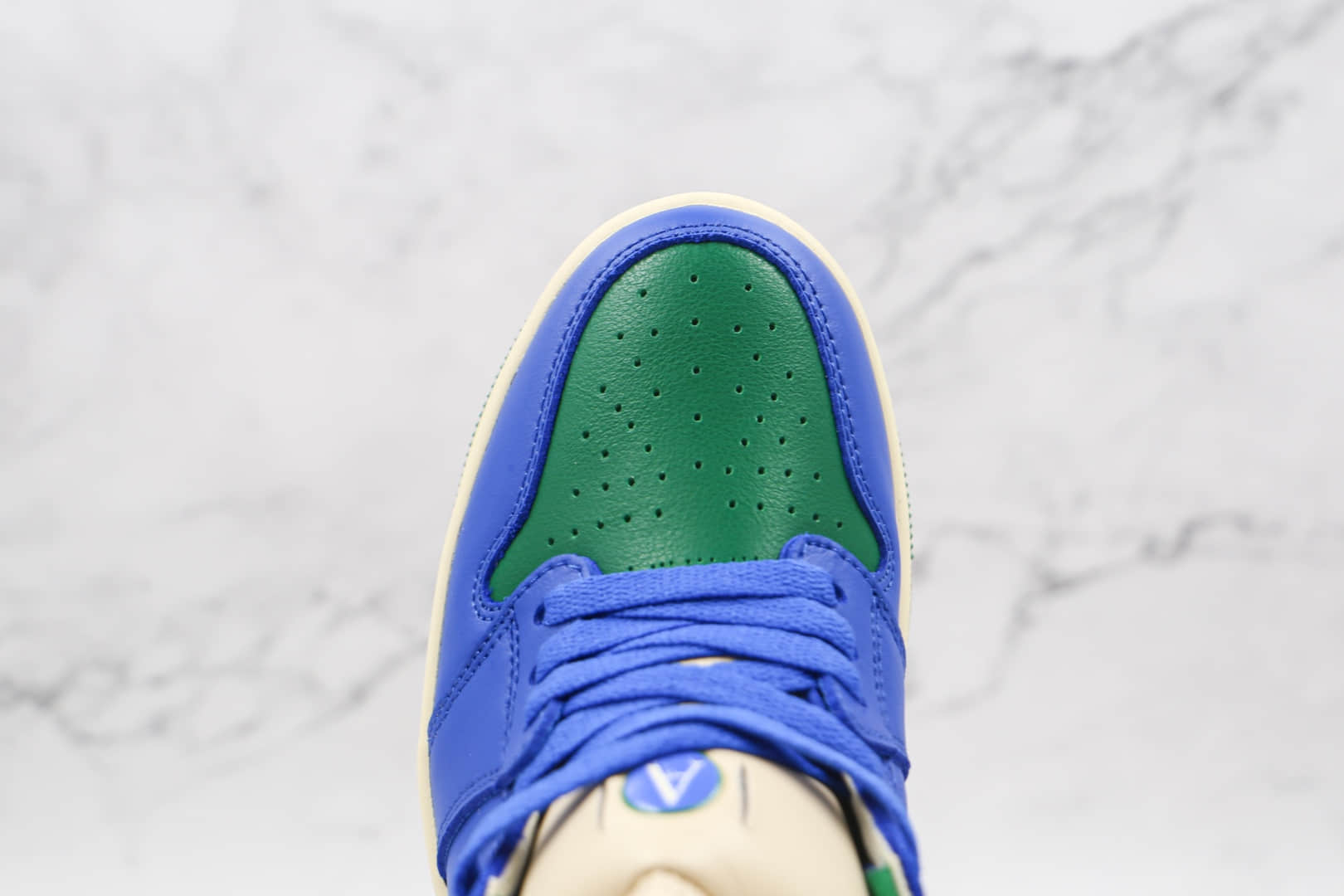 乔丹Air Jordan 1 Zoom纯原版本高帮AJ1蓝绿加州ZOOM板鞋原档案数据开发 货号:DJ1199-400