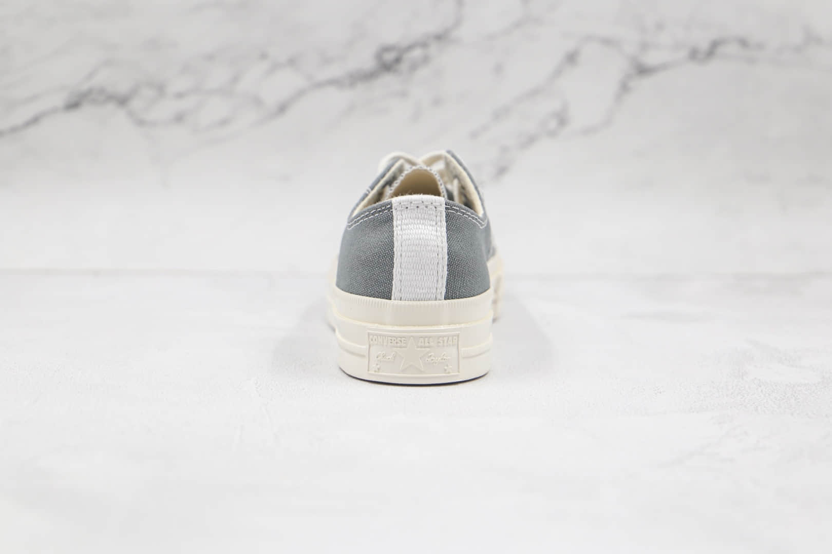 匡威Converse x Cdg Comme des Garçons Play联名款公司级版本川久保玲铁灰色硫化帆布鞋原鞋开模