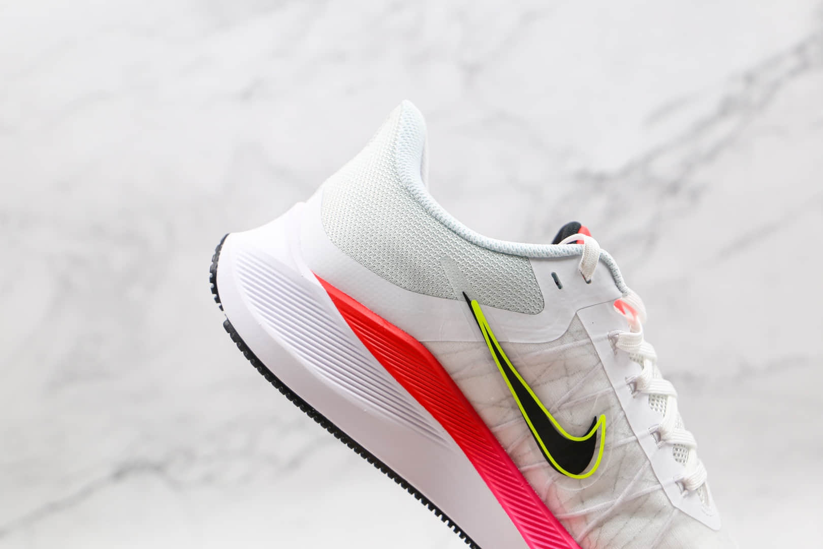 耐克Nike Zoom Winflo 8纯原版本温弗罗八代白粉色线条慢跑鞋原档案数据开发 货号:CW3419-100