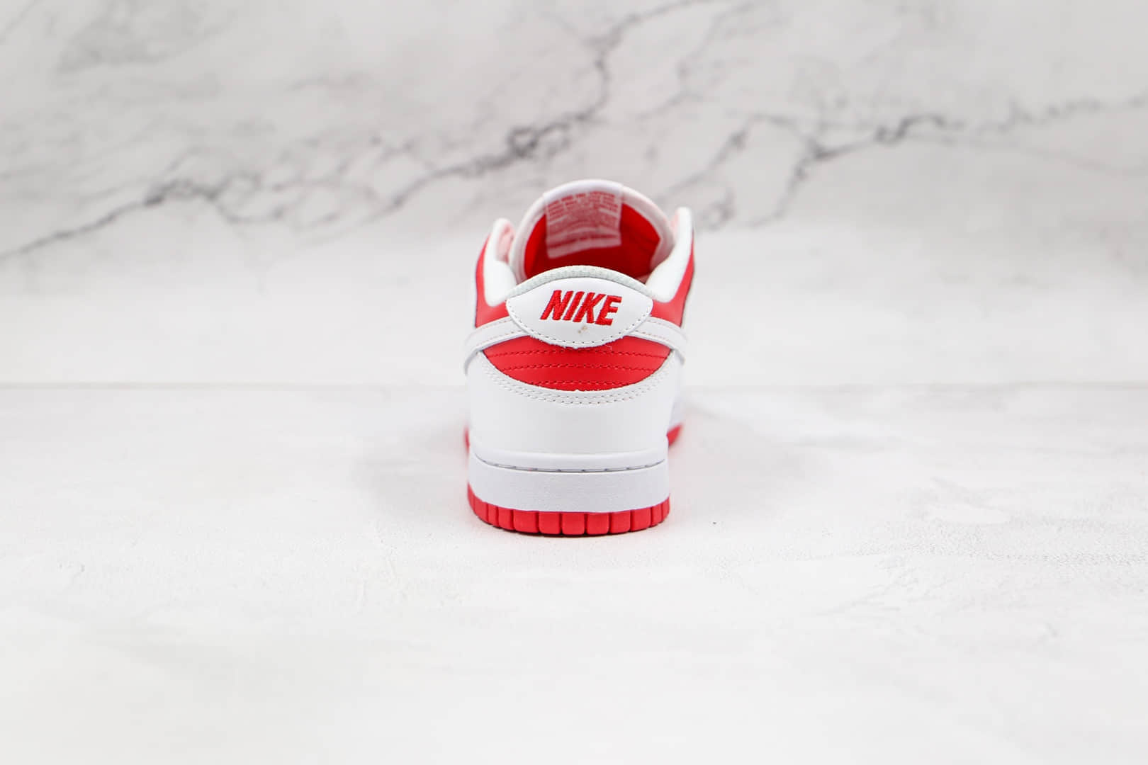 耐克Nike Dunk Low “University Red”纯原版本低帮Dunk白红色内置气垫 货号：CW1590-600