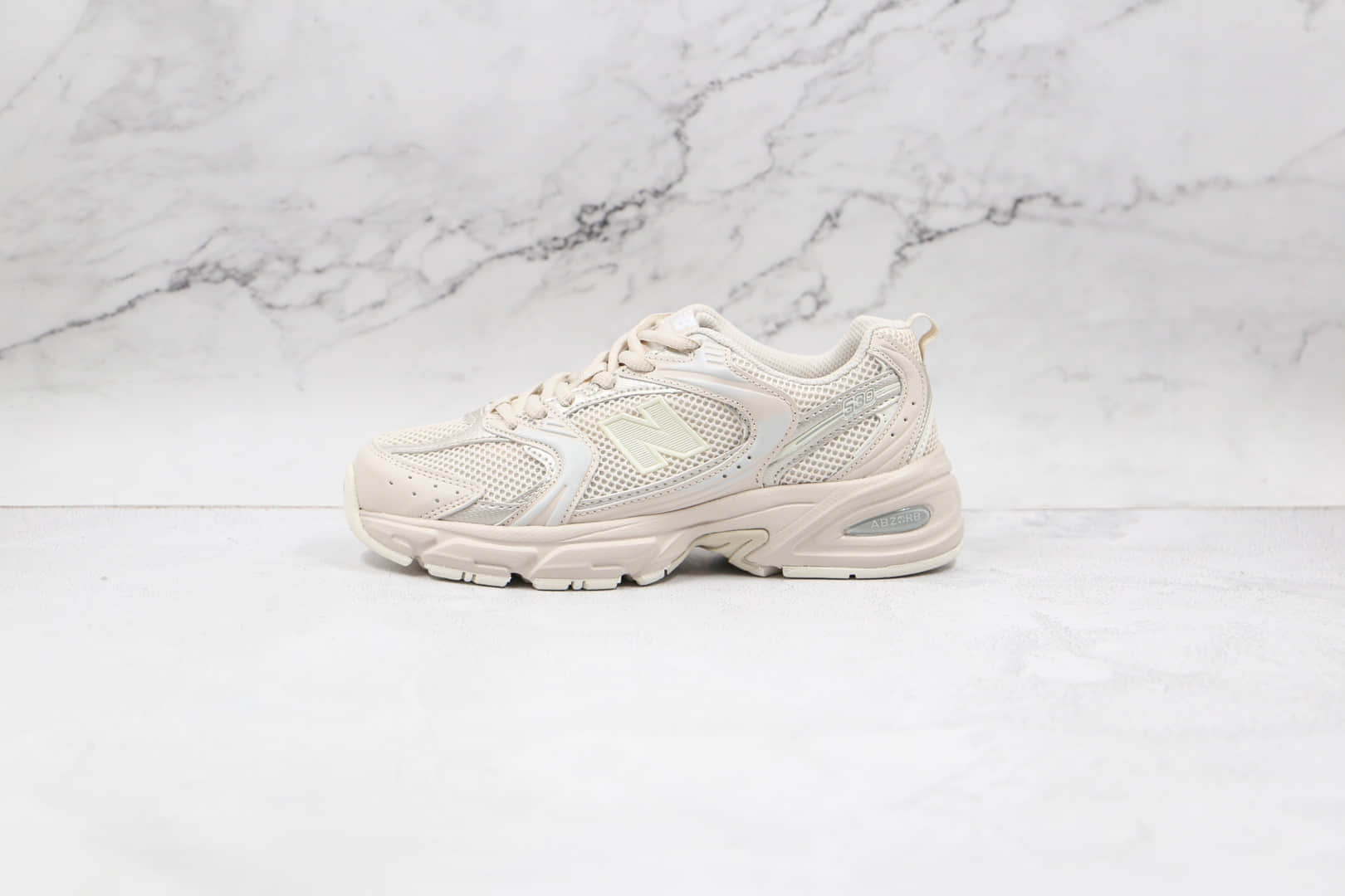 新百伦New Balance 530公司级版本小红书爆款网面复古跑鞋NB530奶茶色原档案数据打造 货号:MR530AA1