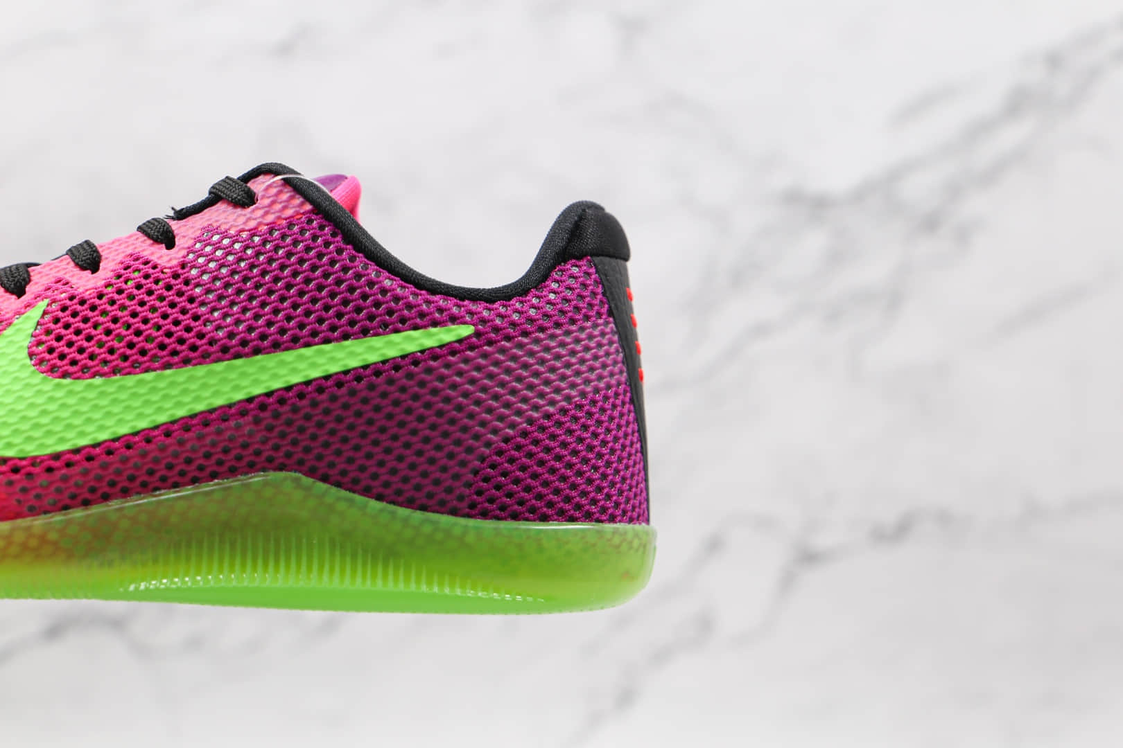 耐克Nike Kobe 11 E纯原版本科比11刺客绿紫色篮球鞋网面运动鞋支持实战 货号：836184-635