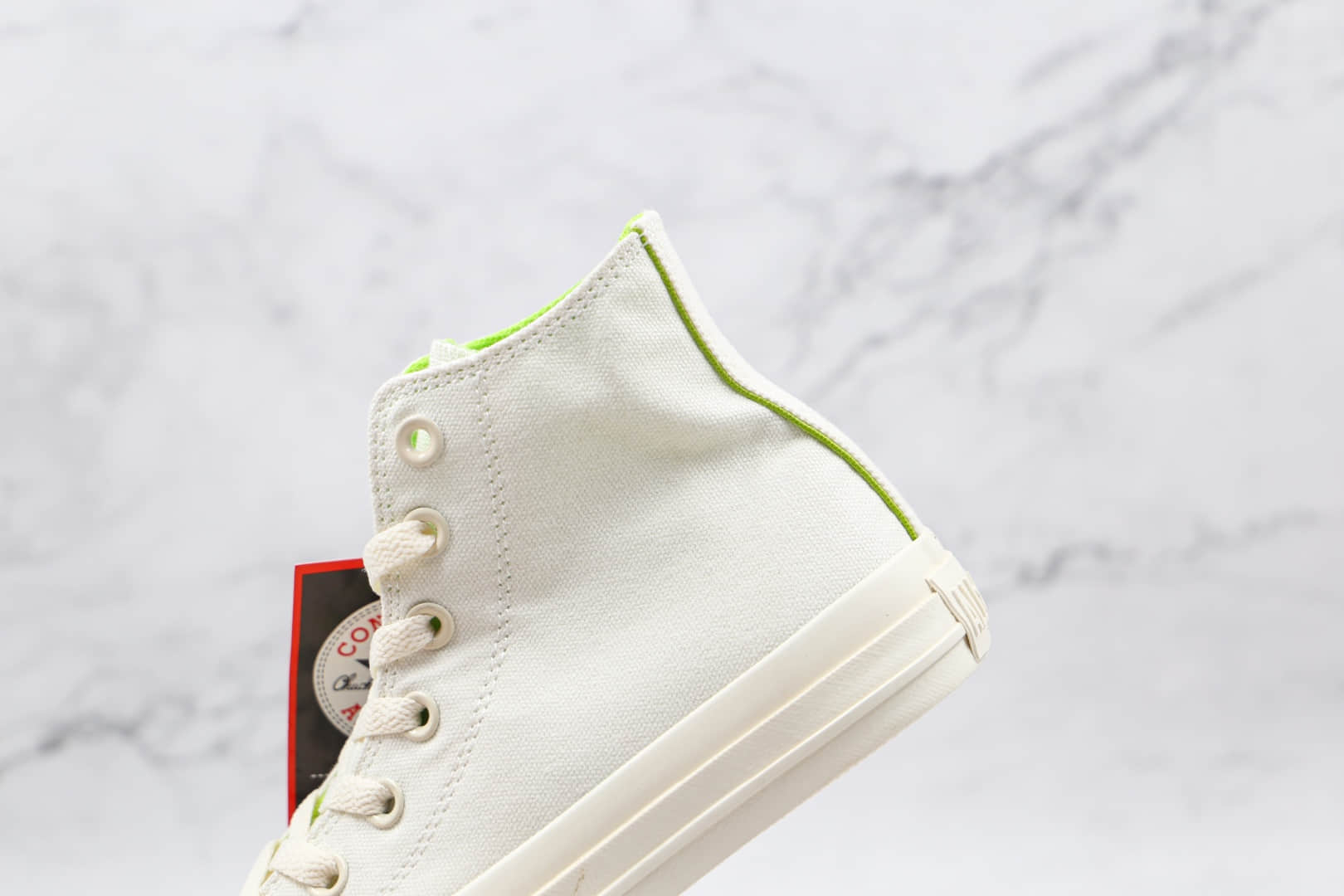 匡威Converse All star cosmoinwhite公司级版本日系限定高帮板鞋白绿色原厂硫化工艺