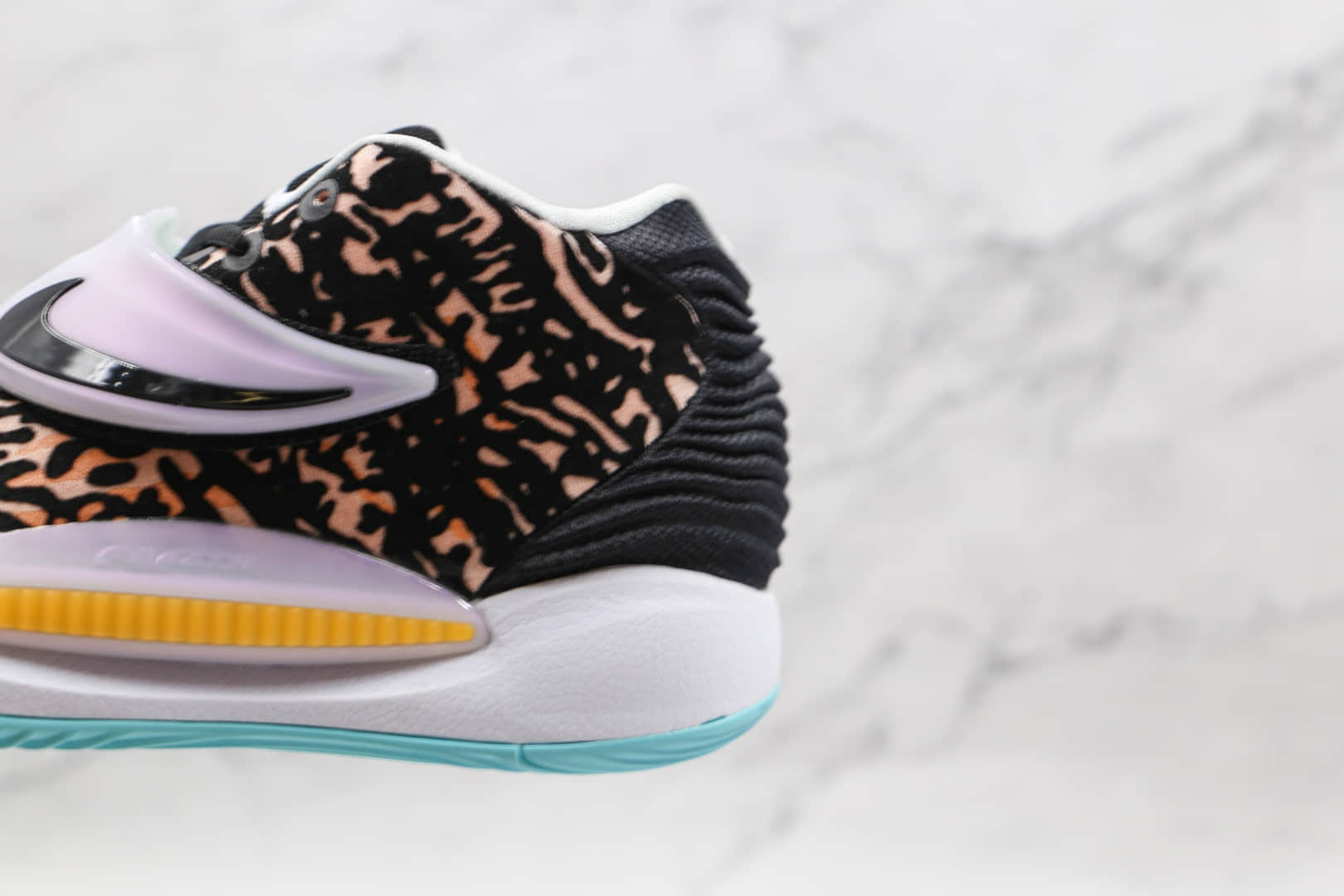 耐克Nike Zoom KD 14纯原版本杜兰特14代国内版黑白色篮球鞋内置气垫支持实战 货号:CW3935-001