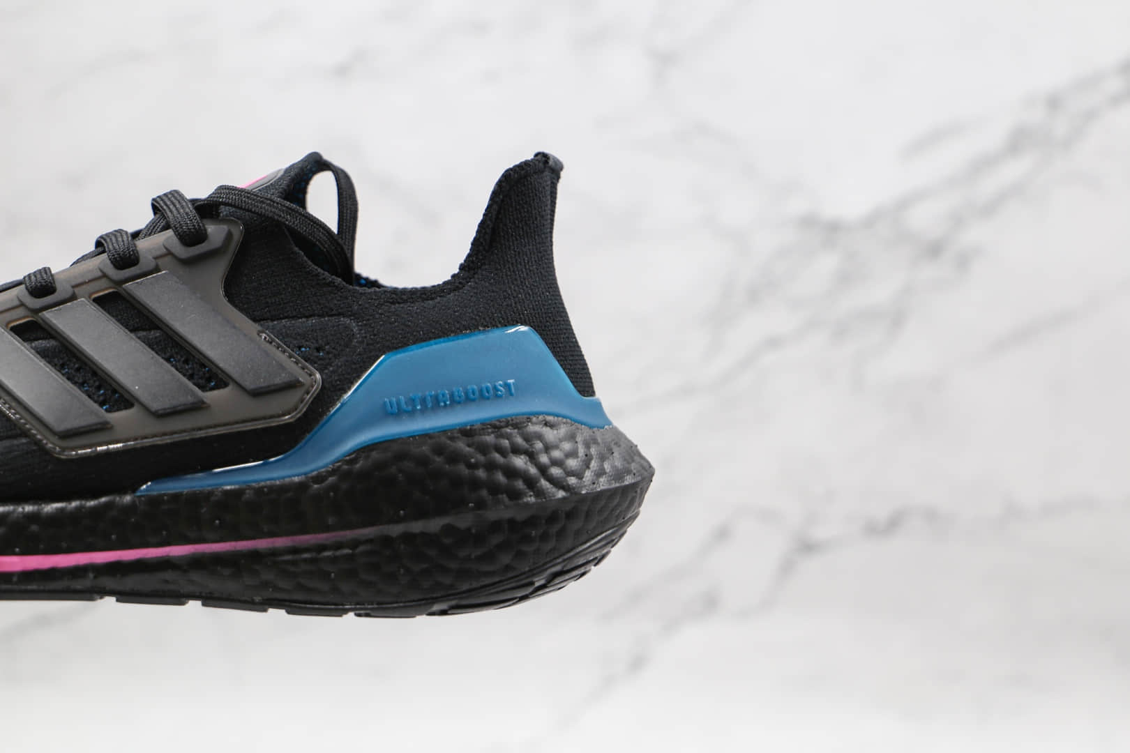 阿迪达斯Adidas ultra boost 2021纯原版本爆米花UB7.0黑蓝色跑鞋原楦头纸板打造 货号:FZ1921