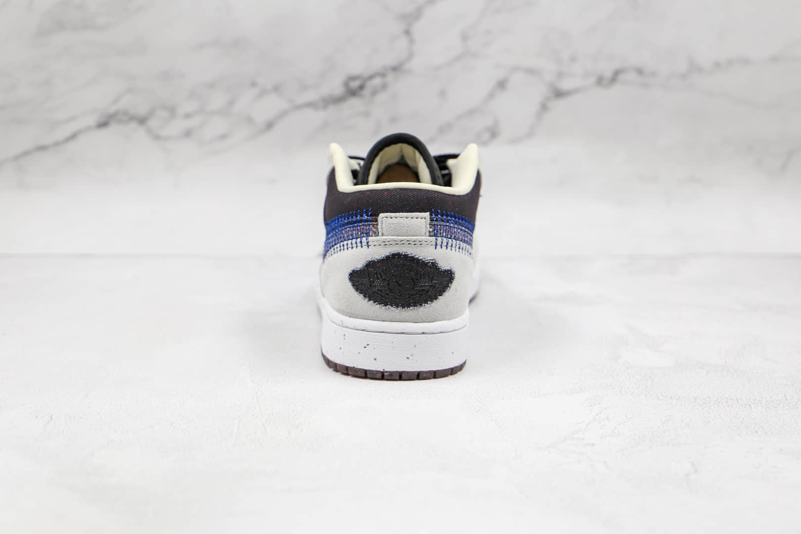 乔丹Air Jordan 1 Low Crater Releasing Soon纯原版本低帮AJ1灰色绒面可回收材料板鞋原楦头纸板打造 货号：DM4657-001