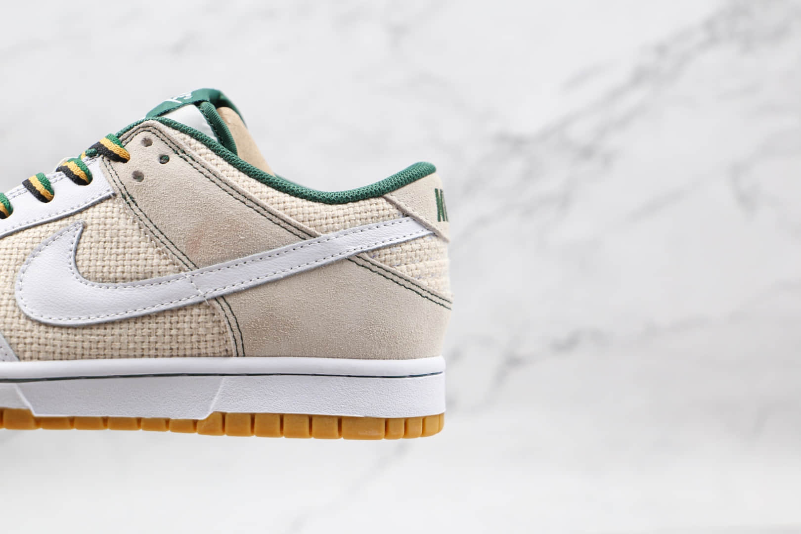 耐克NIKE DUNK SB LOW纯原版本低帮SB DUNK夏威夷白黄色帆布板鞋内置后跟Zoom气垫 货号：308608-011