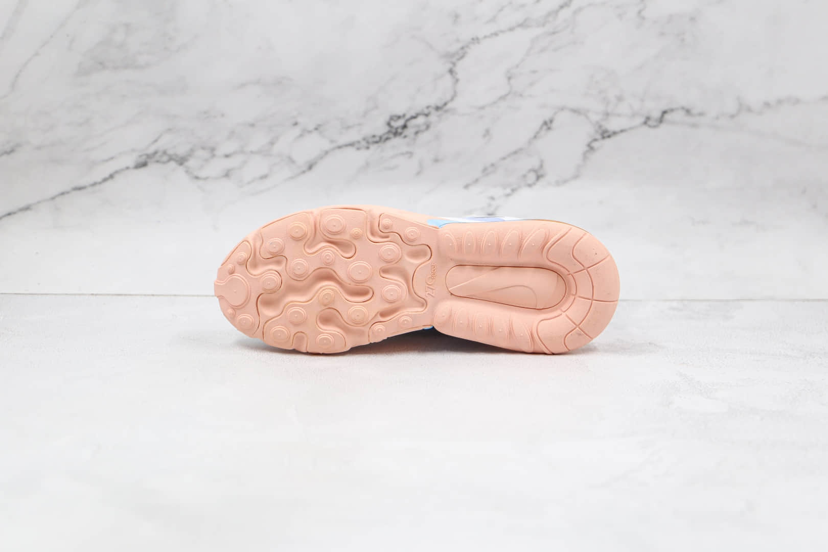 耐克Nike React Air Max 270V2纯原版本半掌气垫白黄色Max270气垫鞋原鞋开模一比一打造 货号：CZ8131-100