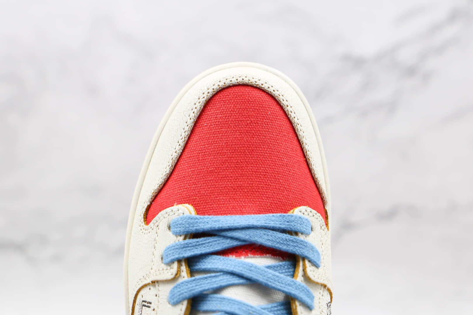 耐克Nike SB Dunk High x Ishod Wair x Magnus Walker三方联名款纯原版本高帮SB DUNK白蓝红色保时捷911 T277板鞋原档案数据开发 货号：DH7683-100