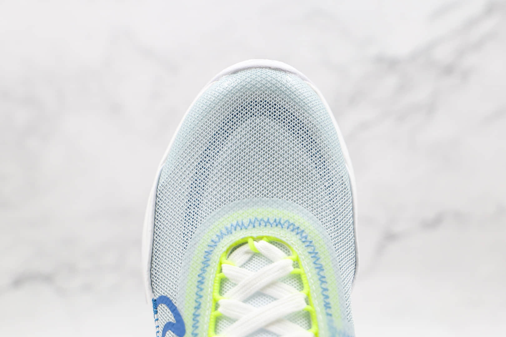 耐克Nike Air Max 2090纯原版本半掌气垫Max270白绿色网面气垫鞋原楦头纸板打造 货号:CZ1708-002