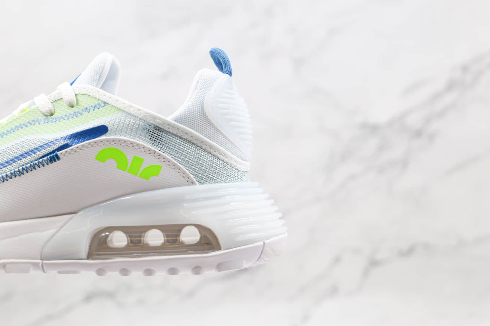 耐克Nike Air Max 2090纯原版本半掌气垫Max270白绿色网面气垫鞋原楦头纸板打造 货号:CZ1708-002