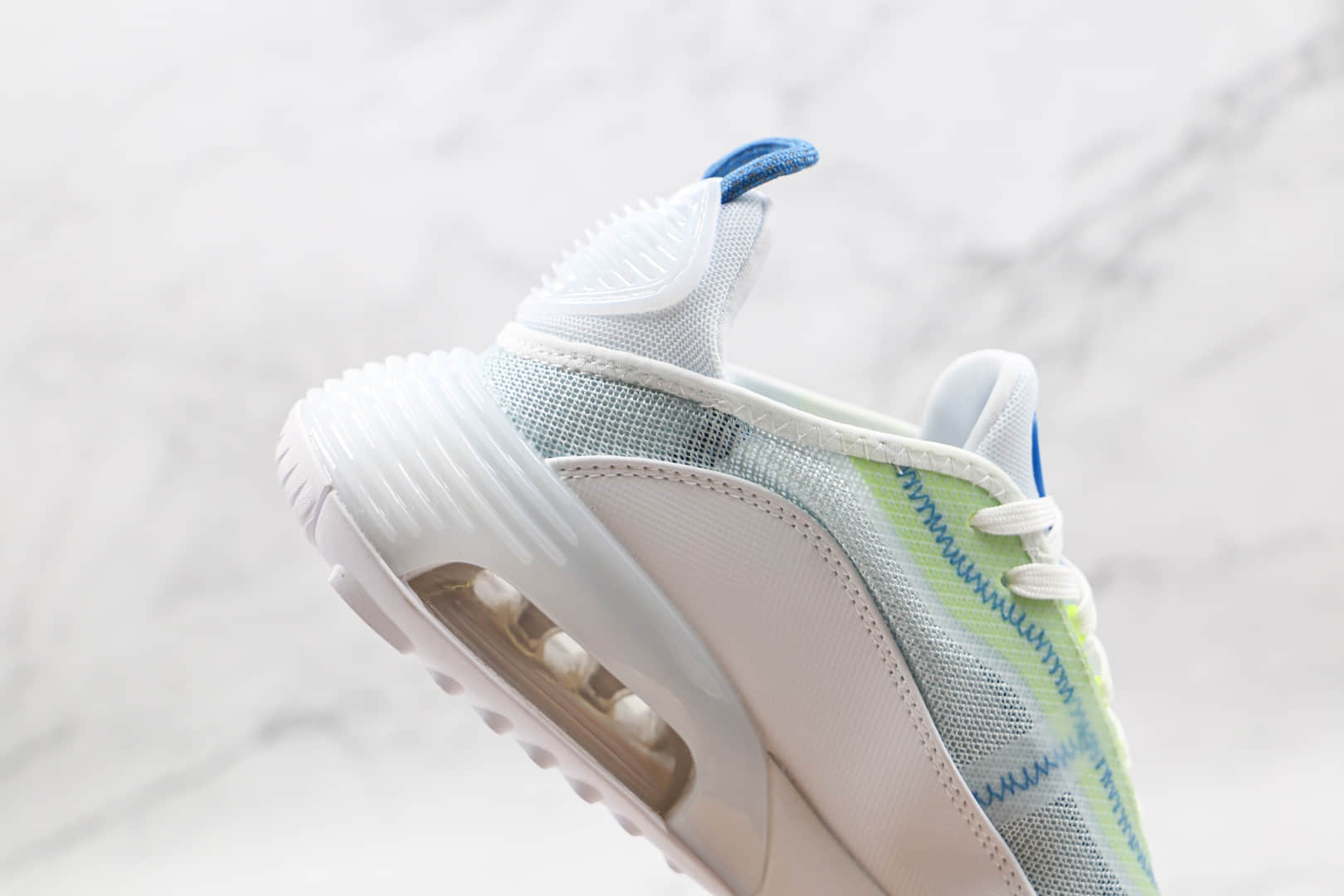 耐克Nike Air Max 2090纯原版本半掌气垫Max270白绿色网面气垫鞋原楦头纸板打造 货号:CZ1708-002