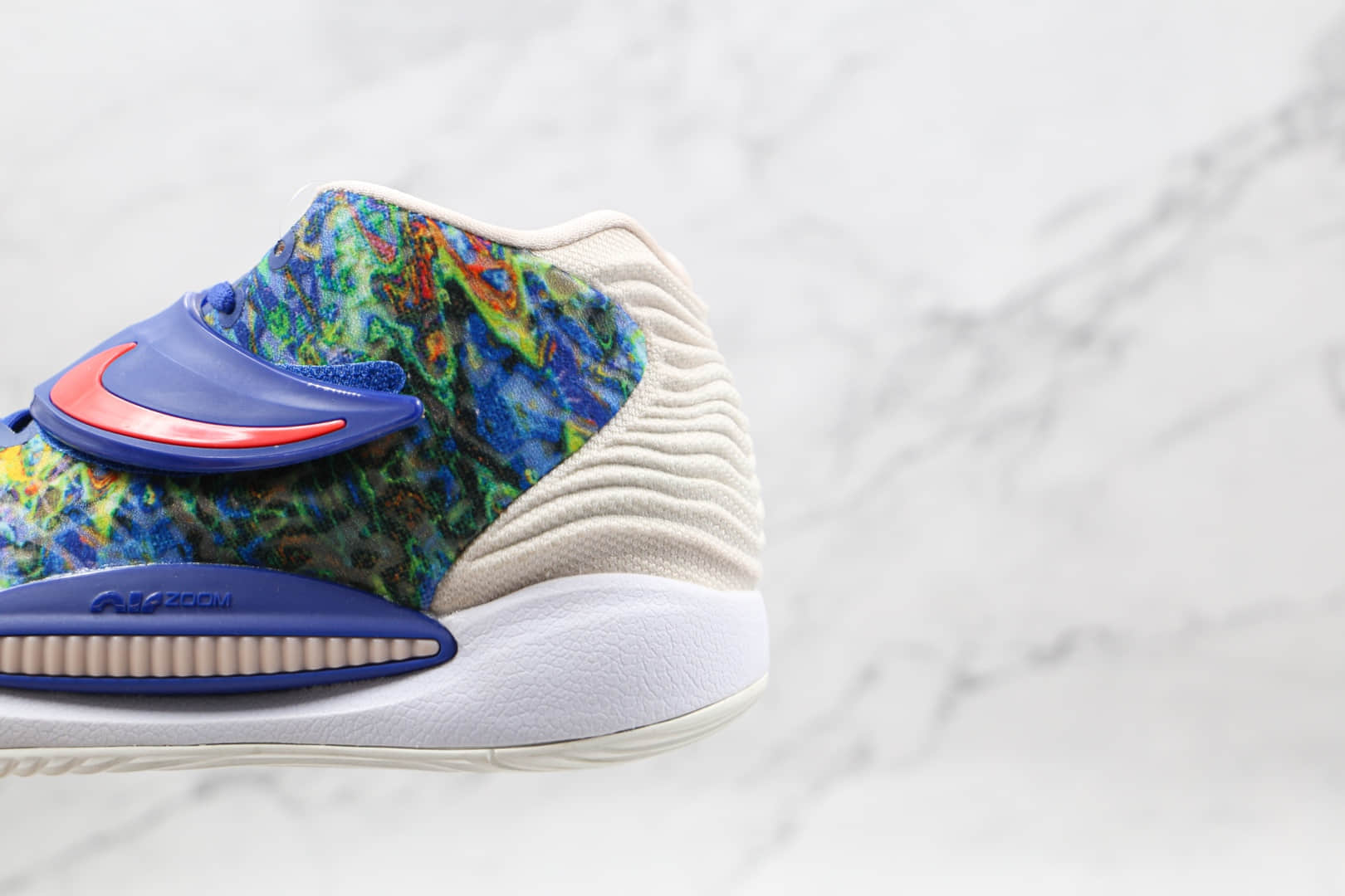 耐克Nike Zoom KD 14纯原版本杜兰特14代扎蓝色染配色实战篮球鞋内置气垫 货号:CZ0170-400