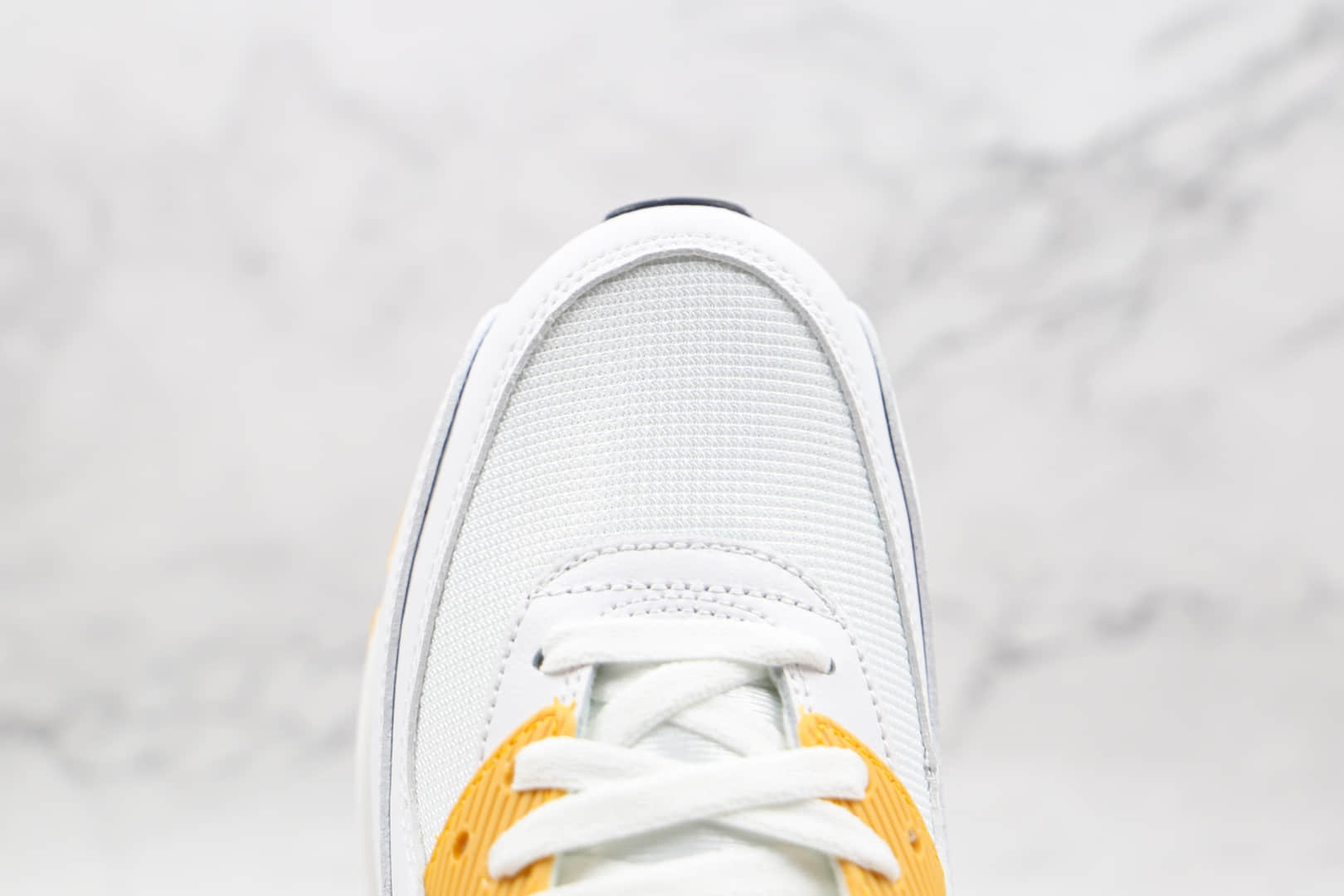 耐克Nike Air Max 90纯原版本白蓝粉黄色火星Max90气垫鞋原楦头纸板打造 货号：CZ3950-100